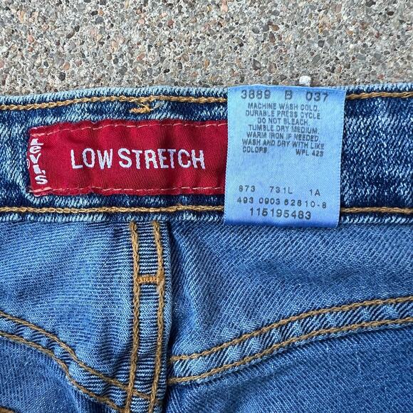 Vintage Y2K Levi’s 519 Low Stretch Jeans 11 JR L - Picture 5 of 6